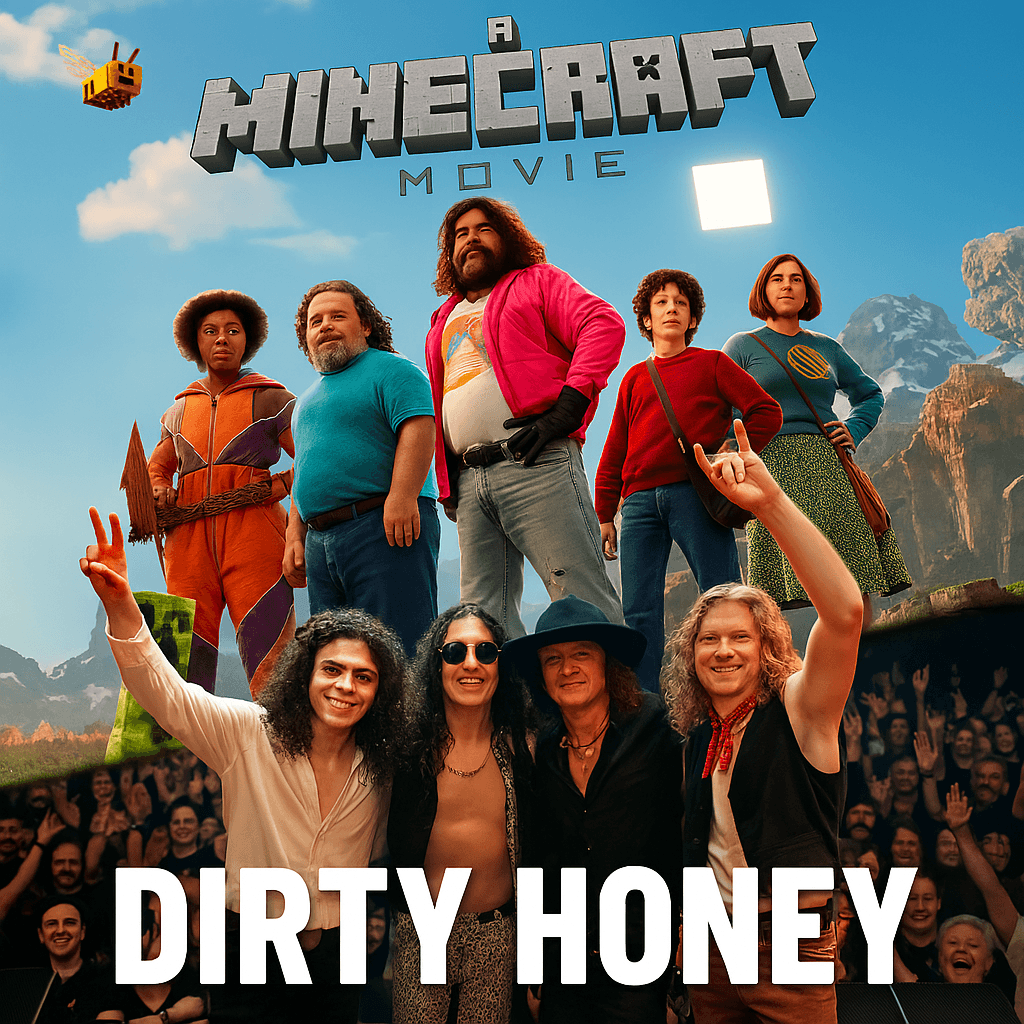 Dirty Honey entra na trilha sonora do filme Minecraft com música nova inspirada em Jason Momoa e Jack Black