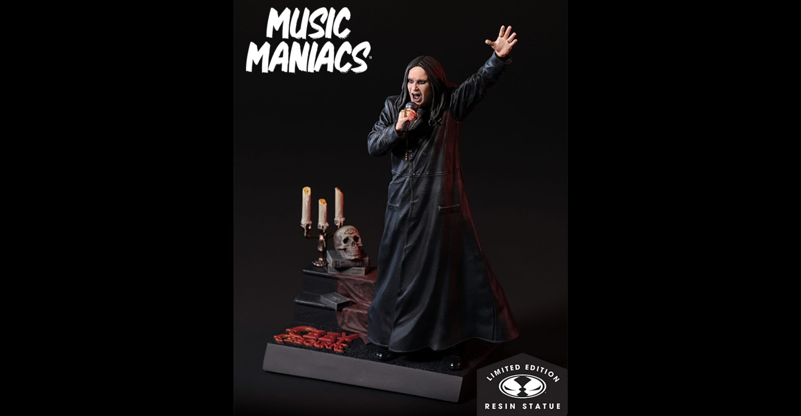 McFarlane Toys Music Maniacs anuncia estátua de resina de OZZY OSBOURNE; já disponível para pré-venda